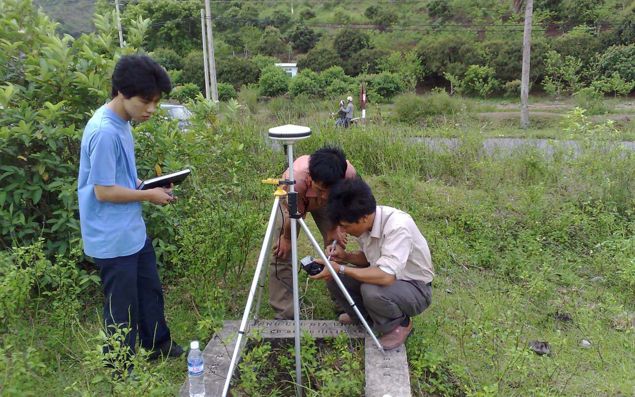 Đo GPS dự án thăm dò nước dưới đất Đảo Cát Bà, Hải Phòng